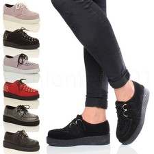 WOMENS LADIES FLAT PLATFORM