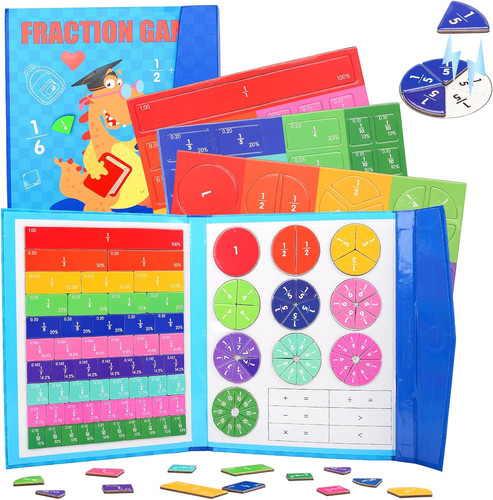 Montessori magnetic fraction - magnetic,