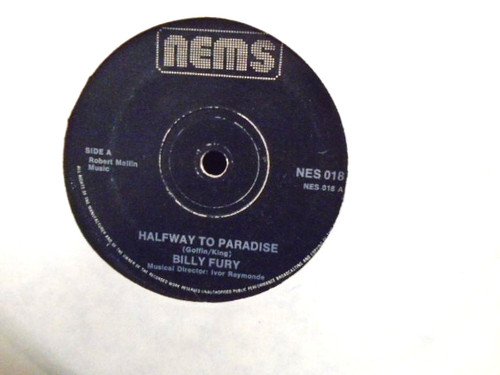 Billy fury halfway to - billy,
