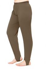 Stirrup Leggins, Brown Leggings, Women Leggings, ski stretch trousers 8-20