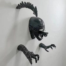 Horror Alien Romulus Figure Xenomorph Wall Art Sculpture Alien Predator Statue