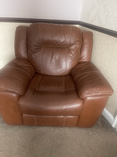 Leather reclining chairs - leather,