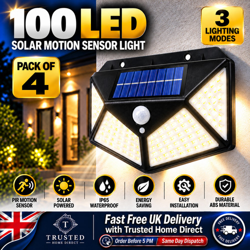 Pack 100 led solar pir - 100,
