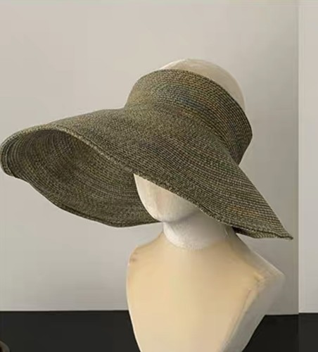 Wide brim summer straw - brim, hat