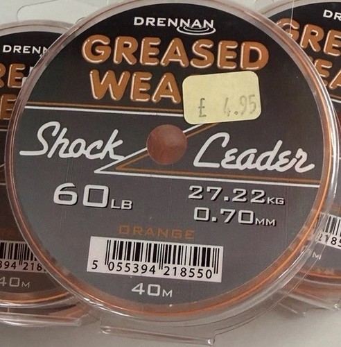 Greased weasel shock leader - greased,