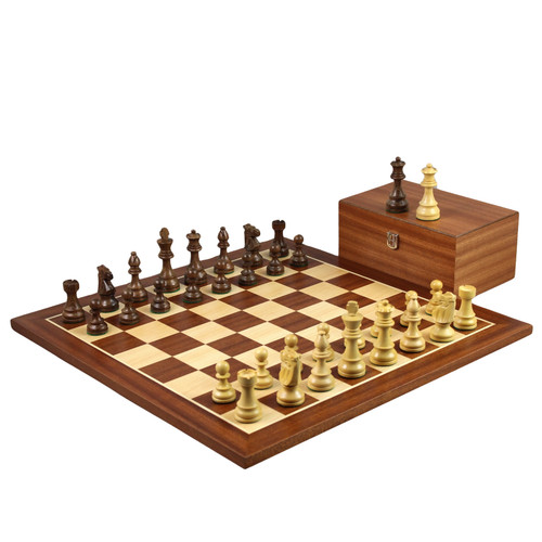 Mahogany chess set - mahogany,