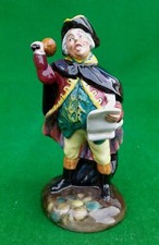 ROYAL DOULTON MINIATURES - TOWN CRIER - HN3261 - SIGNED BY MICHAEL DOULTON.