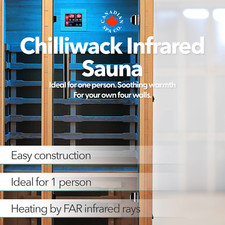 Ex Display - Chilliwack 2-Person Mica FAR Infrared Sauna - 12 Month Warranty W10