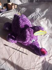 A vintage purple cuddly elephant from the Bananas company with tags