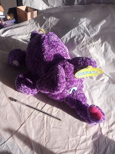 Vintage purple cuddly - vintage,