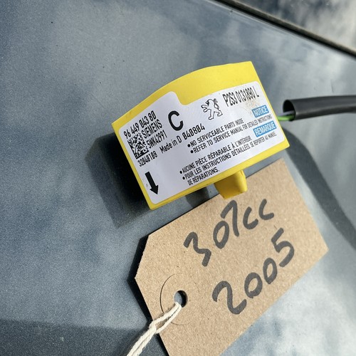 Peugeot 307 2005 deployment - peugeot, cc