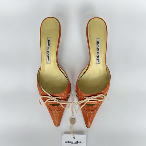 Manolo blahnik vintage orange - blahnik,