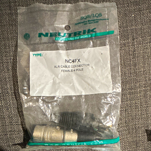 Neutrik nc4fx pole xlr - nc4fx,