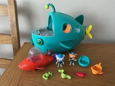 Octonauts Gup A Midnight + Gup B, Figures And Sea Creatures Bundle.