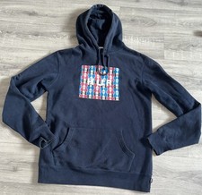 HUF Unisex Blue Hoodie size S. (A) 