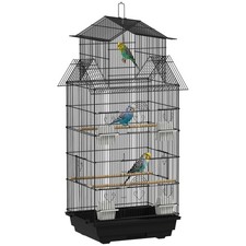 PawHut Metal Bird Cage - Black, Refurbished