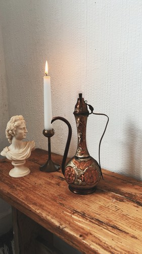 Vintage antique turkish etched - vintage,