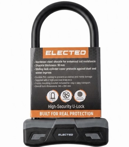 Elected high security lock - high, u-lock