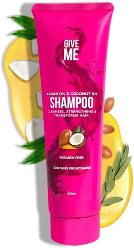 Give cosmetics shampoo - me,