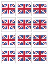 Pack of 12 Union Jack