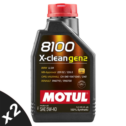 Motul 8100 clean gen2 5w40 - x-clean,