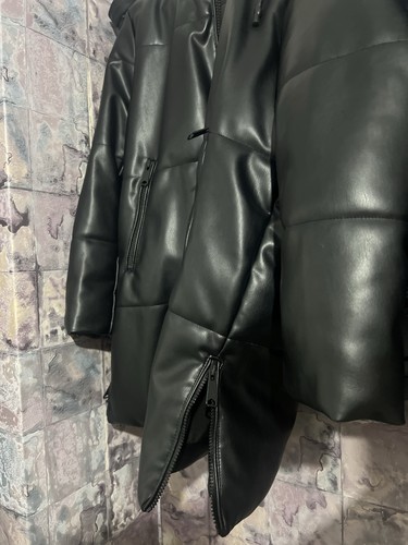 Zara black leather - zara,