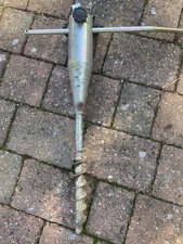 8" Garden Earth Drill Bit Borer Manual Planter Spiral Soil Digger