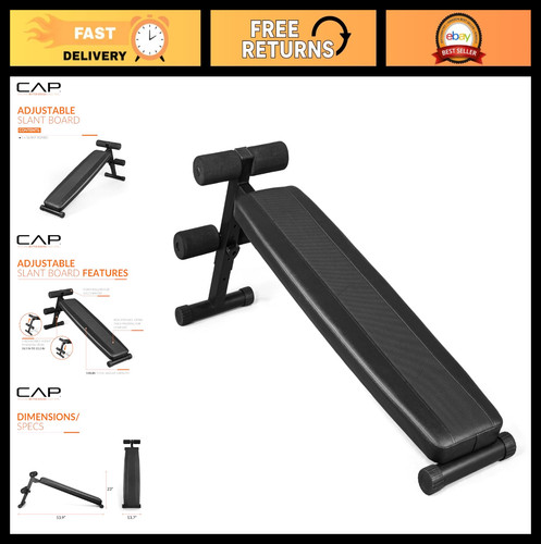 Adjustable decline bench - adjustable,