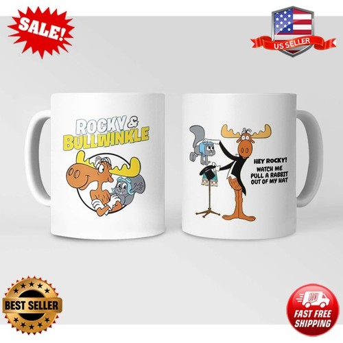 Rocky and bullwinkle mug - rocky,