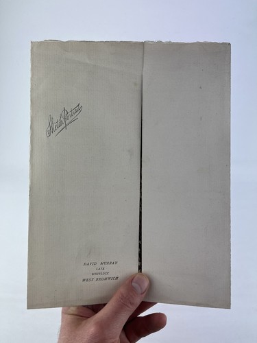 Ww1 photos menu staffordshire - ww1, photos/menu~staffordshire