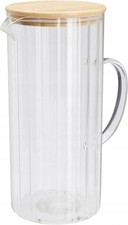 Glass Water Jug With Bamboo
