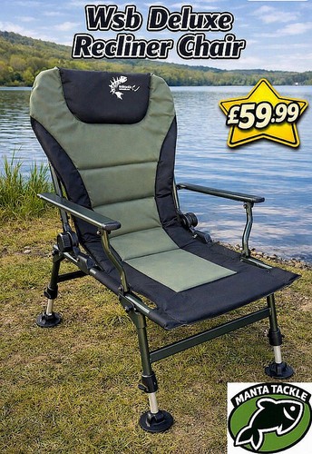New wsb tackle deluxe recliner - wsb,