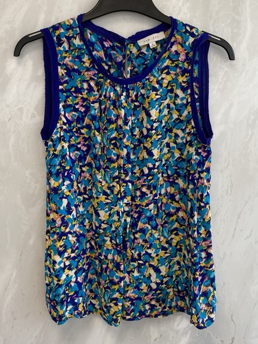 Kew 159 blue multi abstract - blue,