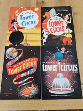 Blackpool Tower Circus 1961 63 64 And 1965 Circus Programmes