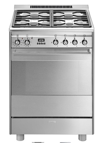 Smeg cooker stainless steel - cooker,