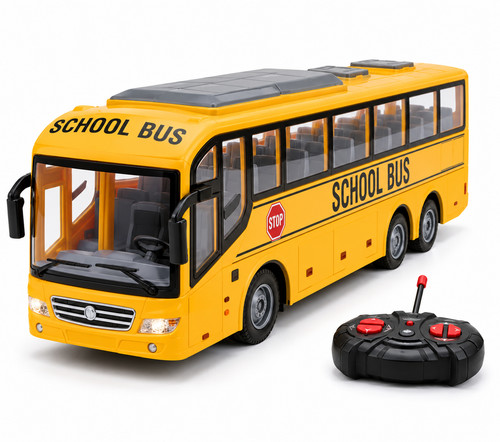 School bus toy with - toy, remote