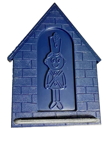 Bookend vtg toy soldier - soldier, blue