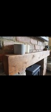 Handmade Solid Wood Floating Fireplace Mantel: Rustic/Country/Cottage/Industrial