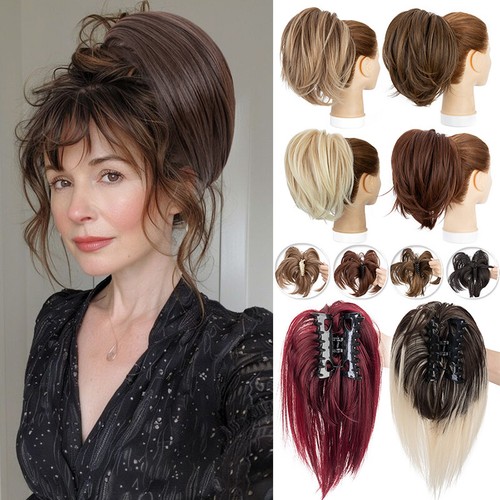 Short claw clip ponytail - clip,