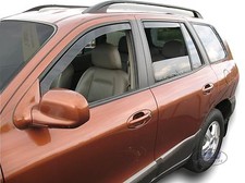 Wind Deflectors Fits Hyundai Santa Fe Mk1 2000-2006 5-Door 4-Pcs Set Tinted Heko
