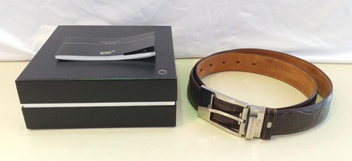 Mont blanc leather belt - blanc,