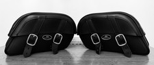 SADDLEMEN for HARLEY DAVIDSON Luggage Set - Softail/ Dyna - STUNNING Near MINT