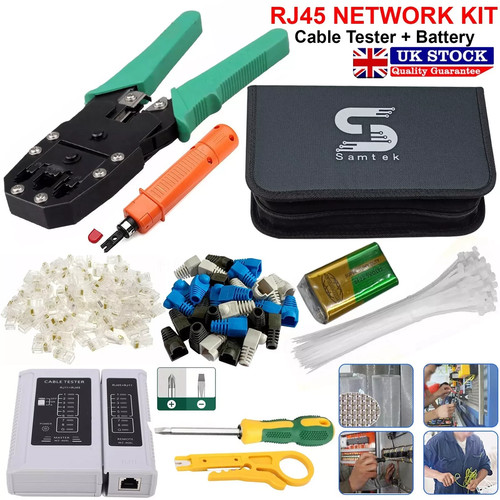 Complete rj45 network - tool, kit