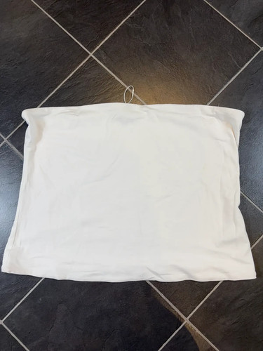 Cushion cover white zip - cover,