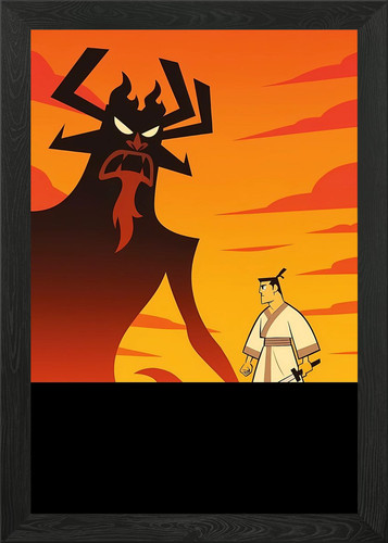 Samurai jack facing - facing, aku