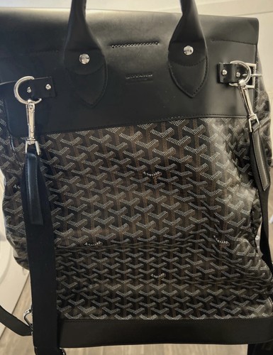 Goyard black steamer backpack - goyard,