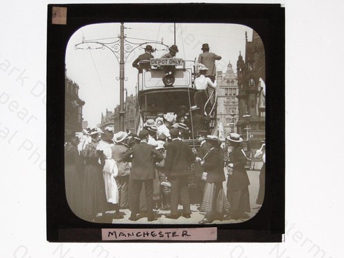 Manchester electric tram - manchester,