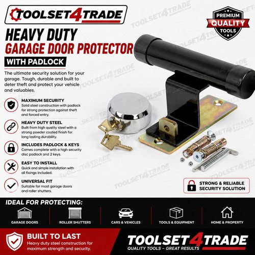 Heavy duty garage door lock - garage,