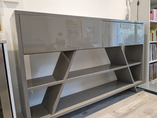 Habitat Grey Gloss Side Board