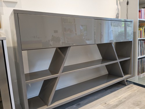 Habitat grey gloss - gloss, side